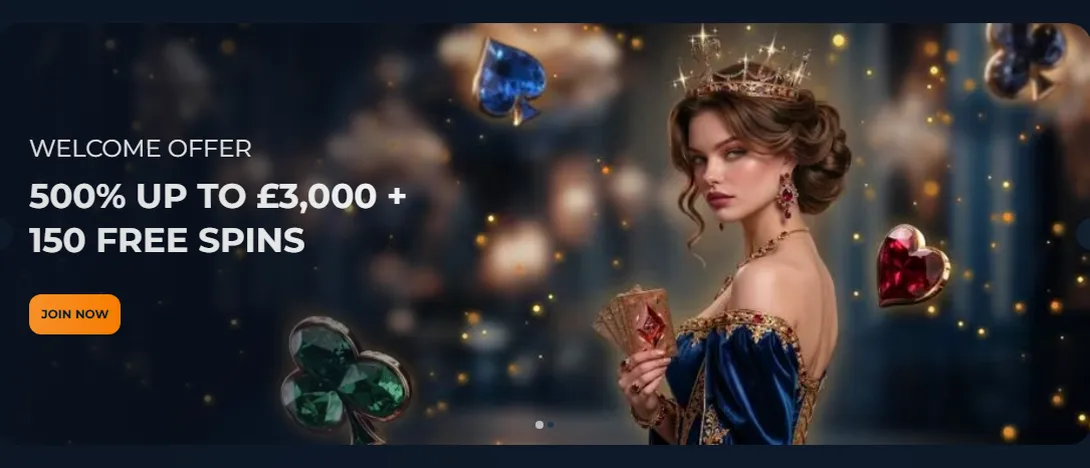 Crown Jewelz — 500% fino a 4.000 € + 150 giri gratis